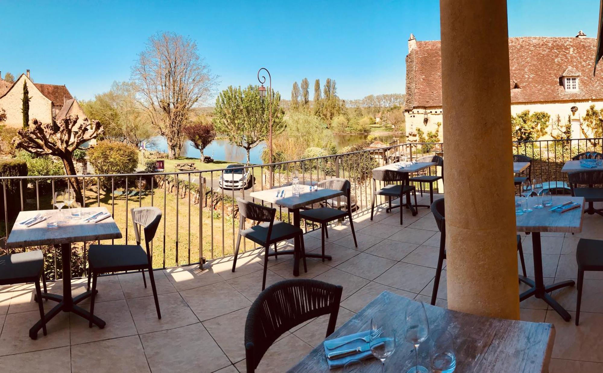 Badefols-sur-Dordogne Hotel-Restaurant Cote Rivage מראה חיצוני תמונה